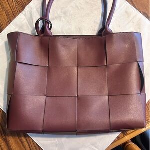 41 Hawthorn Woven Shoulder Bag - Brown